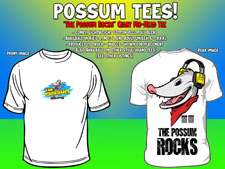 The Possum ROCKS Big Head Tee